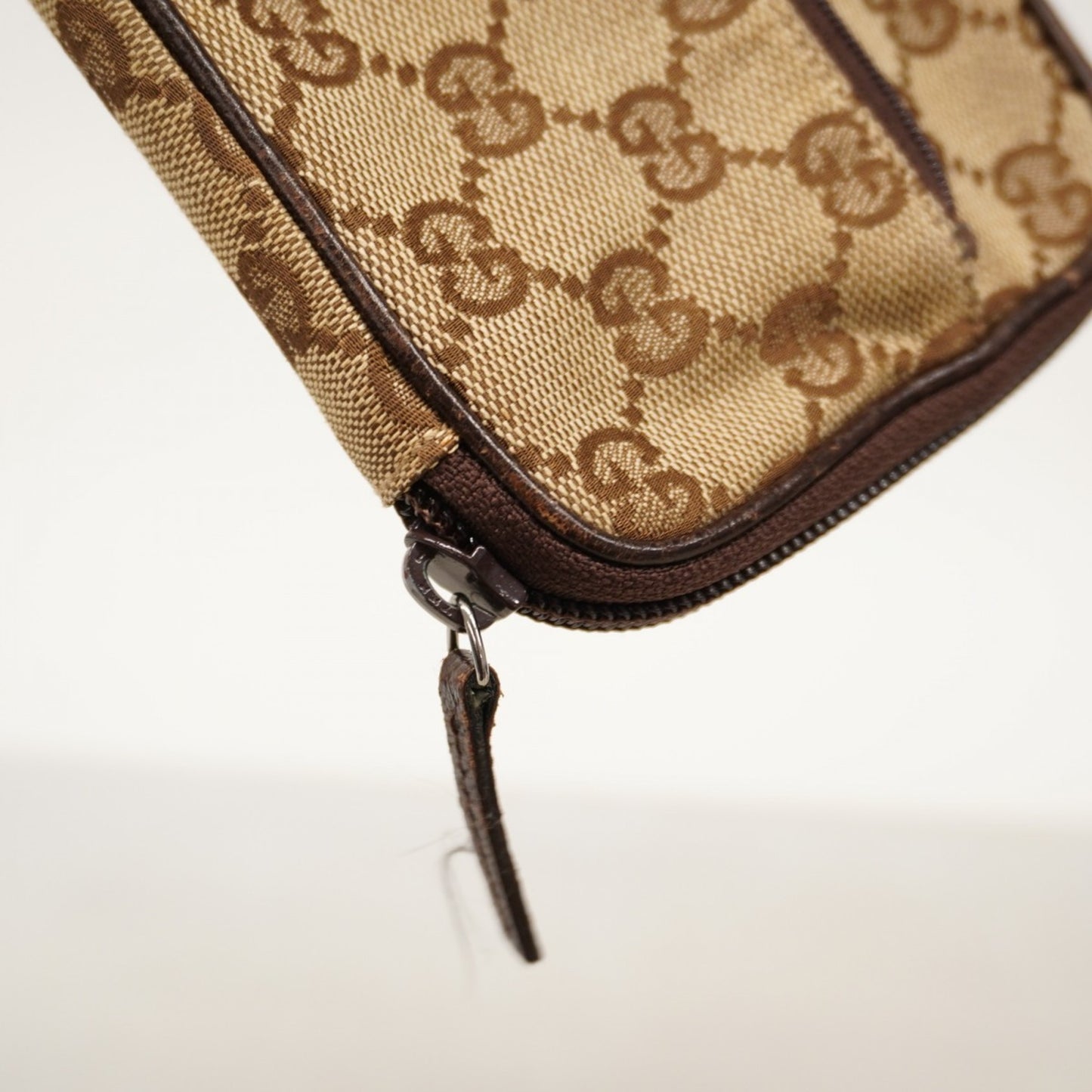 Gucci Shoulder Bag Gg Canvas 124616 Beige Brown