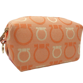 Salvatore Ferragamo Gancini Canvas Orange 180414