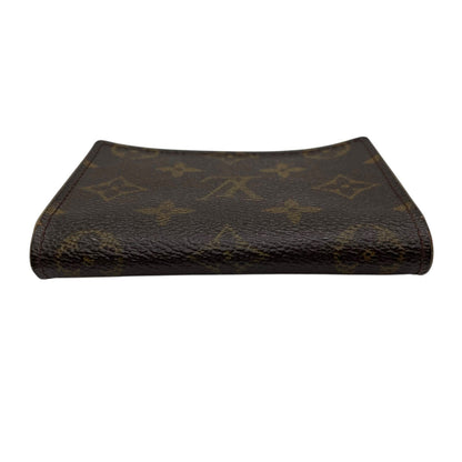 Louis Vuitton Japan Sangapur M60530 Monogram Bifold Business Card Case/Card Case/Pass Case Leather