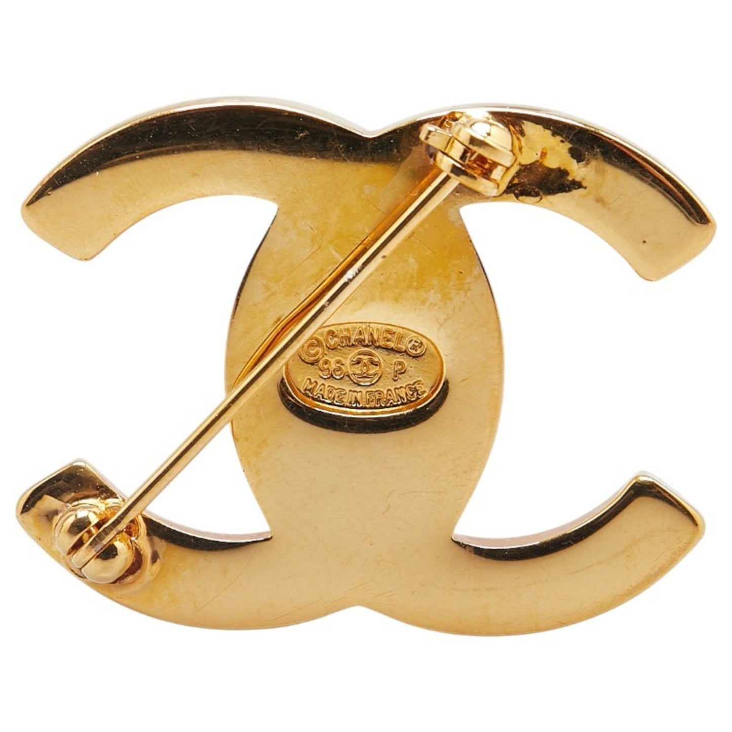 Vintage Chanel Coco Mark Turnlock Brooch