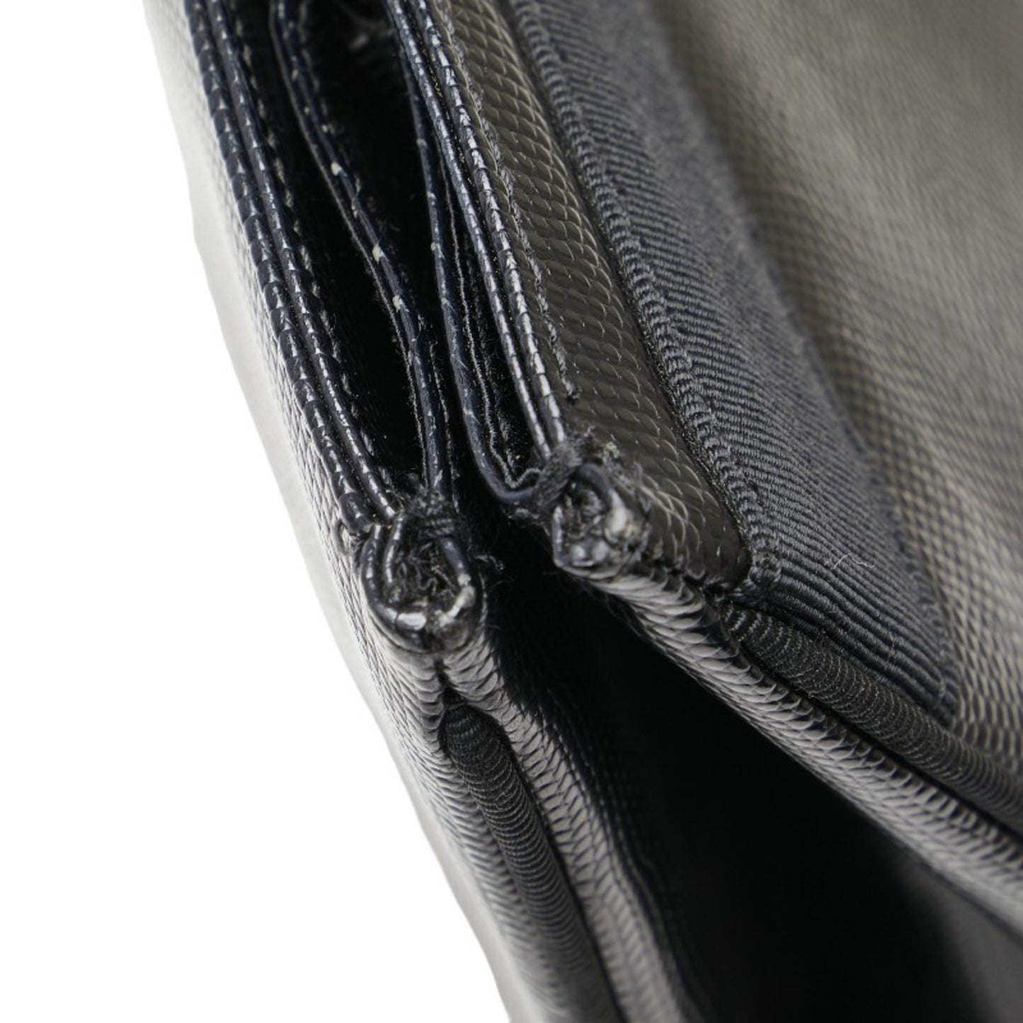 Salvatore Ferragamo Vara Ribbon Embossed Tote Bag/One-Shoulder Bag Au-21 25 30 Black Leather