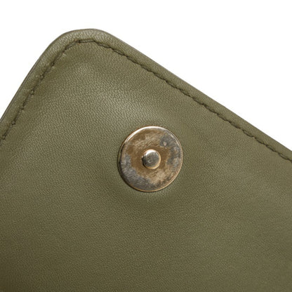 Valentino Garavani Studded Chain Shoulder Bag/Clutch Bag In Khaki