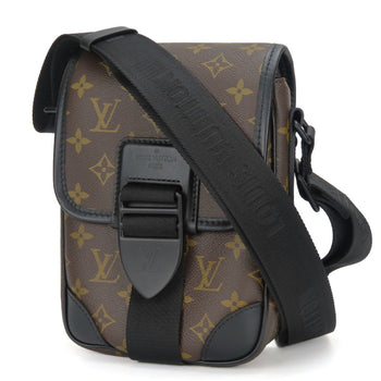 Louis Vuitton Shoulder Bag Archie M46442 Monogram Macassar Brown Black