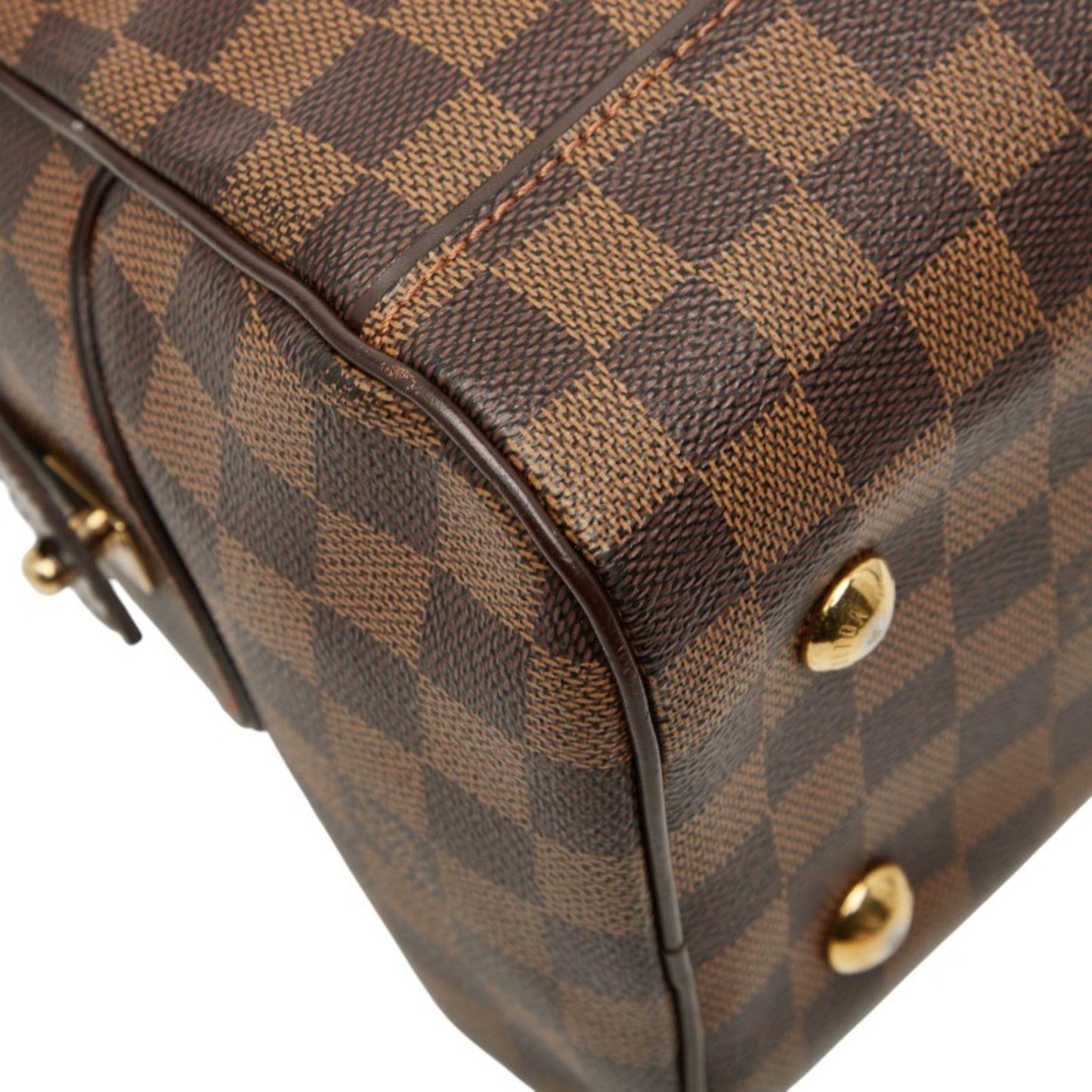 Louis Vuitton Damier Duomo Shoulder Bag N60008 Brown Leather