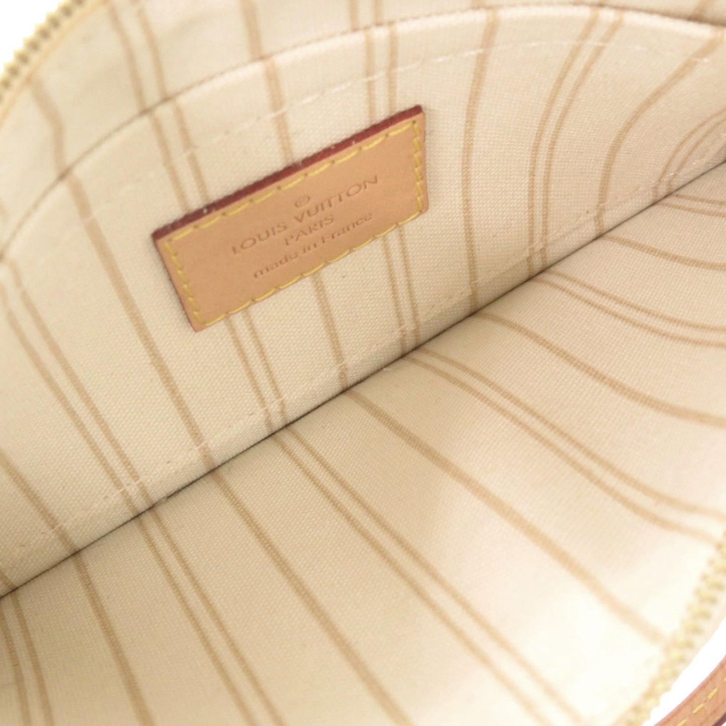 Louis Vuitton Neverfull Pouch Pm Damier Azur White Lv 1304 Louis Vuitton