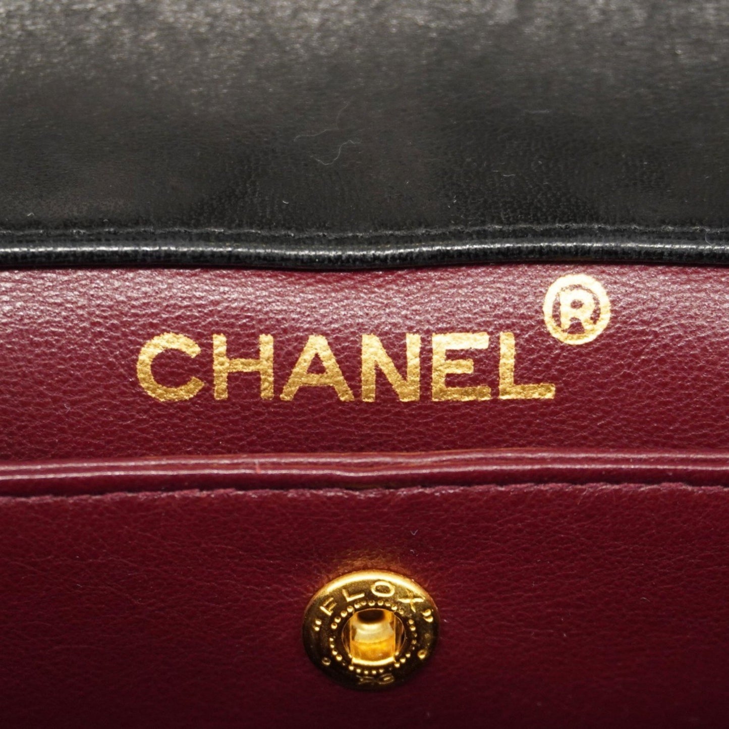 Chanel Shoulder Bag Matelasse W Chain Lambskin Black