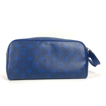 Louis Vuitton M30849 Taiga Rama Dopp Kit Pouch Handbag Clutch Bag Second Leather Monogram Canvas