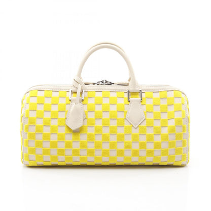 Louis Vuitton Speedy Ew Damier Cubic Jaune Handbag