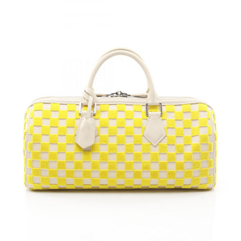 Louis Vuitton Speedy Ew Damier Cubic Jaune Handbag
