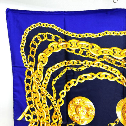 Celine Large Format Vintage Scarf Purple