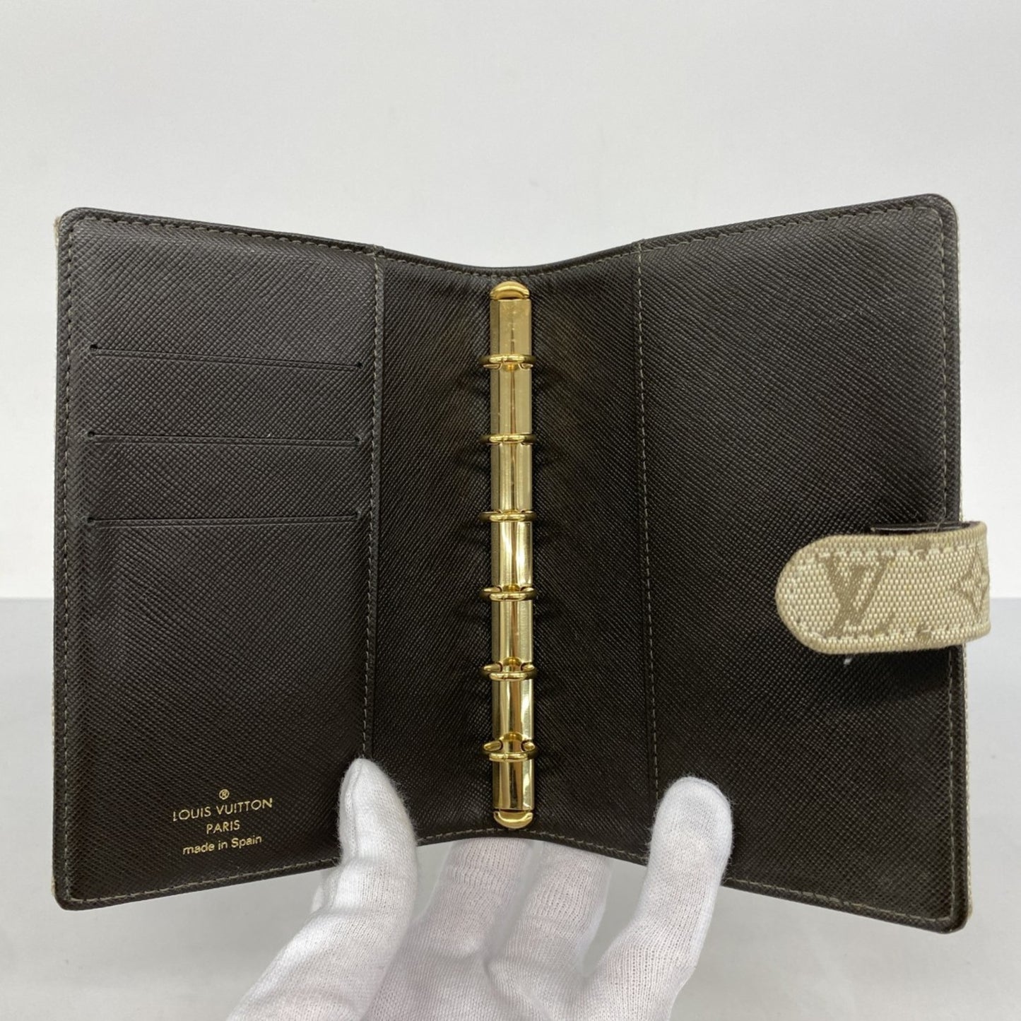 Louis Vuitton Monogram Mini Agenda Pm Planner Cover R20911 Khaki