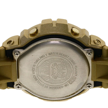 Casio Dw-6900Gda G-Shock Daruma Motif Gold Resin Watch