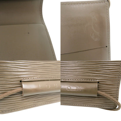 LOUIS VUITTON - Louis Vuitton Agenda Horizontal Planner Cover - Epi Leather - Gray - MI0081 Stamp -