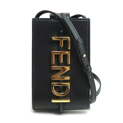 Fendi Phone Holder Shoulder Bag Black 7As192