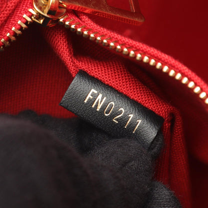 Louis Vuitton On The Go Gm Shoulder Bag In Coated Canvas And Leather With Monogram Giant Reverse