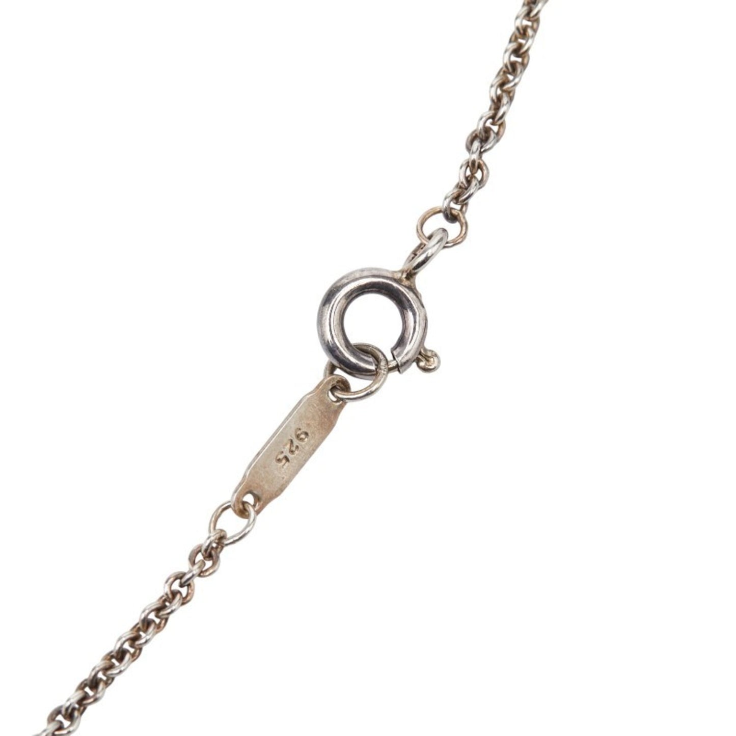 Tiffany & Co. Double Cross Pendant Necklace In 925 Sterling Silver