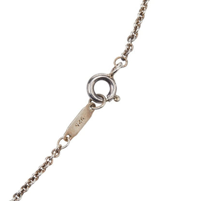 Tiffany & Co. Double Cross Pendant Necklace In 925 Sterling Silver