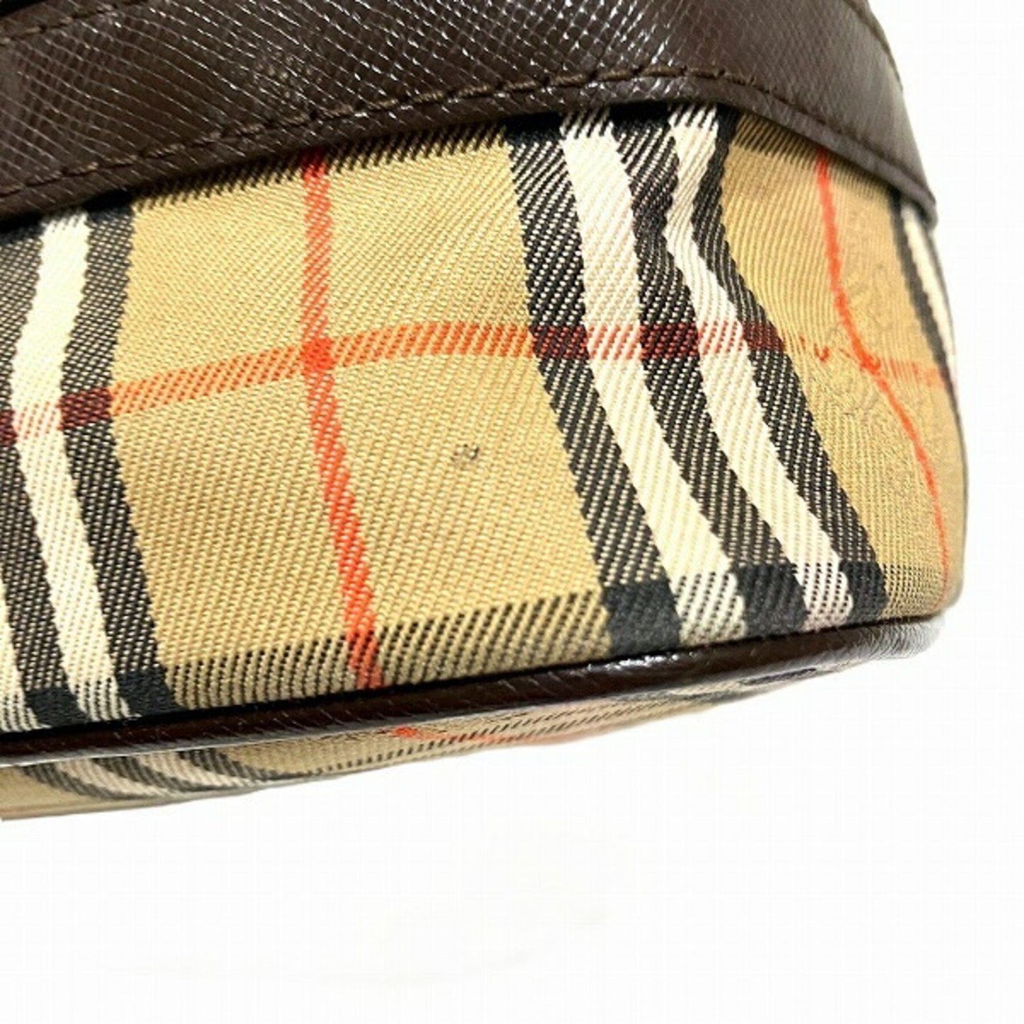 Burberry Nova Check Pouch Vanity Bag Handbag
