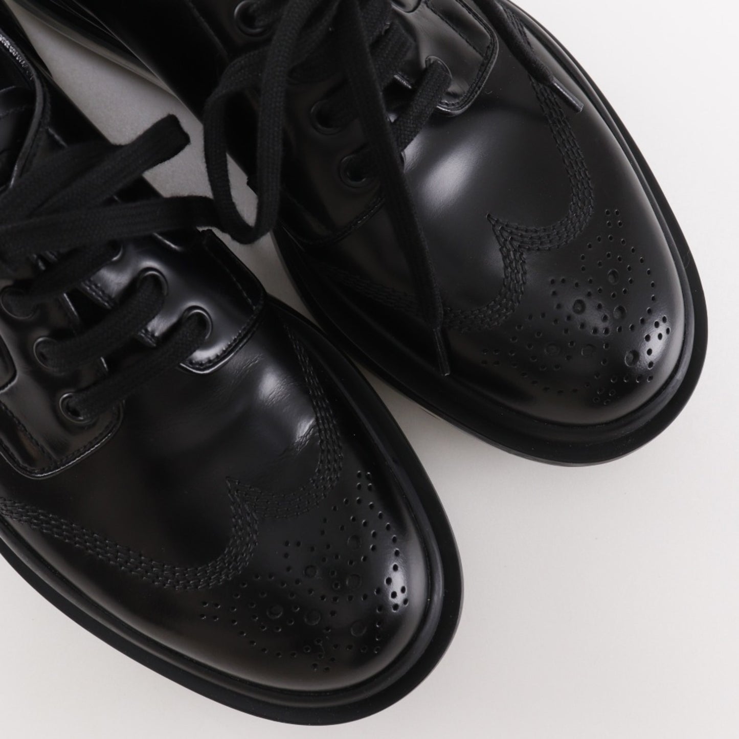 Prada Wingtip Sneakers With Air Sole