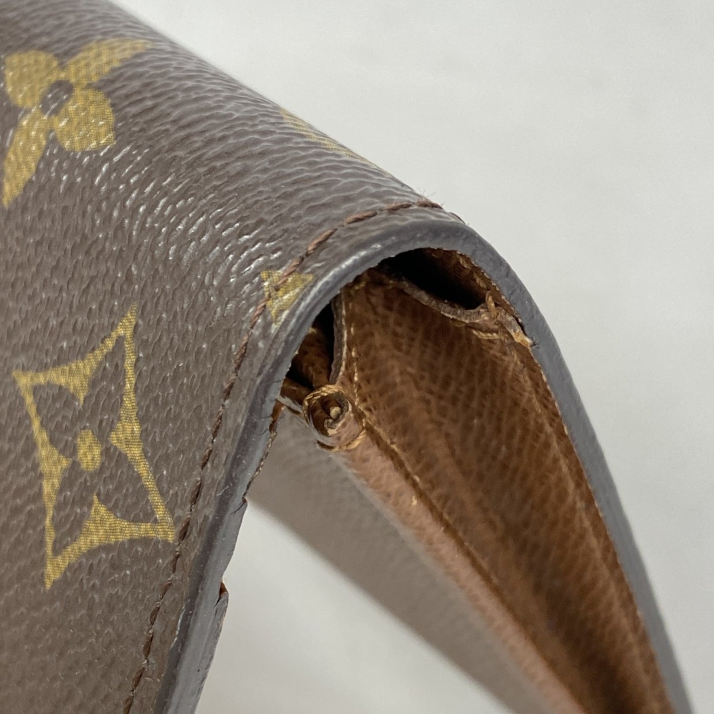 Louis Vuitton Monogram Portefeuille Brazza Long Wallet M66540 Brown