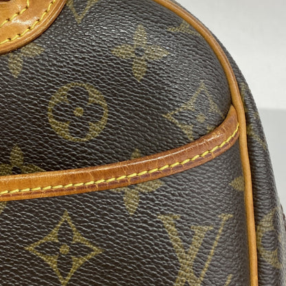 Louis Vuitton Monogram Trouville Handbag M42228 Brown
