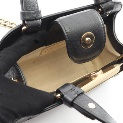 Chanel Matelasse Shoulder Bag In Grained Calfskin Leather