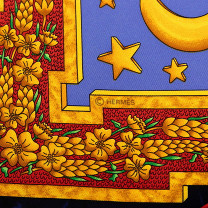 Hermes Herms Carr 90 Carpe Diem "Enjoy Today" Scarf