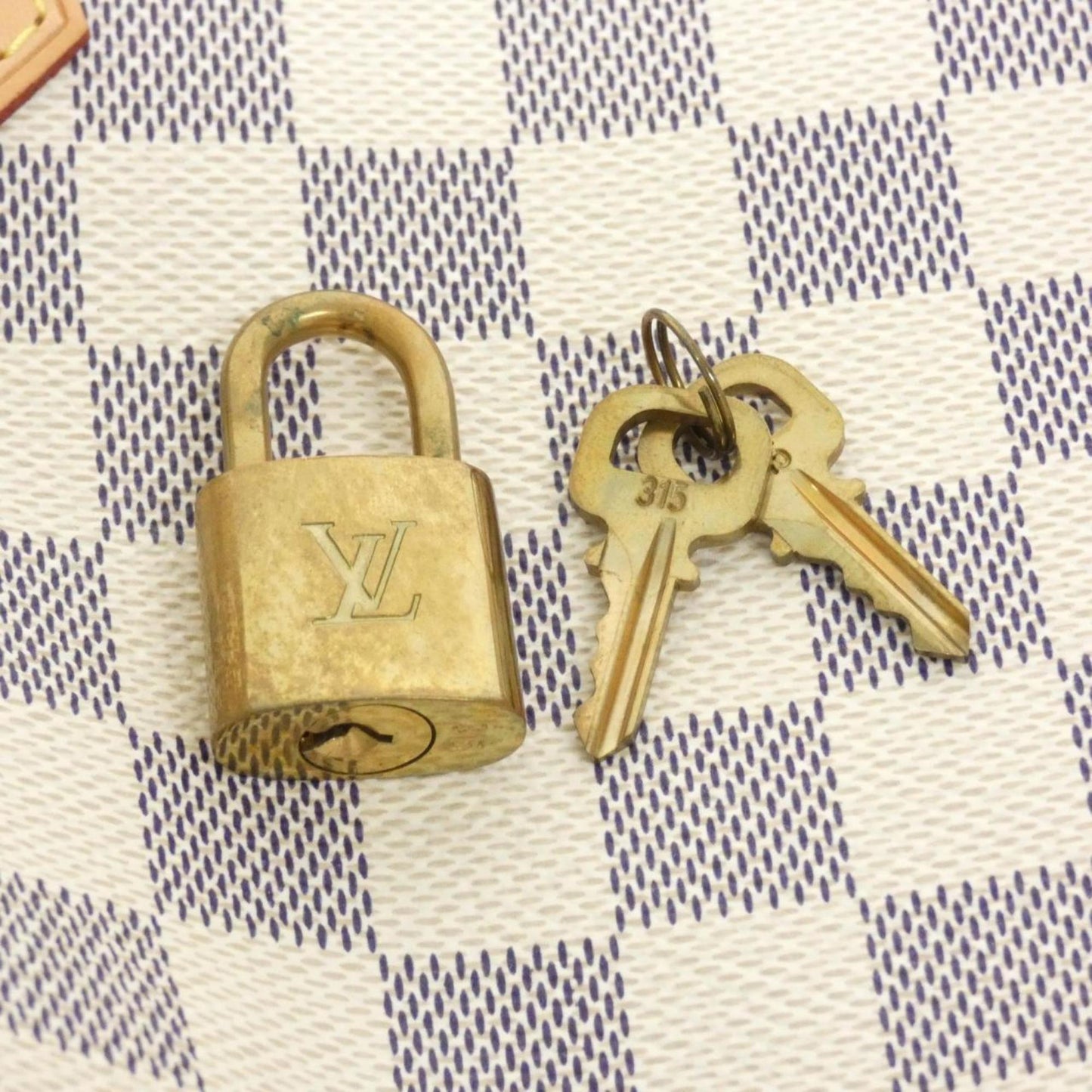 Louis Vuitton Damier Azur Speedy 30Cm Boston Bag N41533