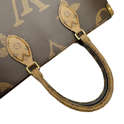 Louis Vuitton On The Go Mm M45321 Monogram Giant Reverse Tote Bag With Rfid