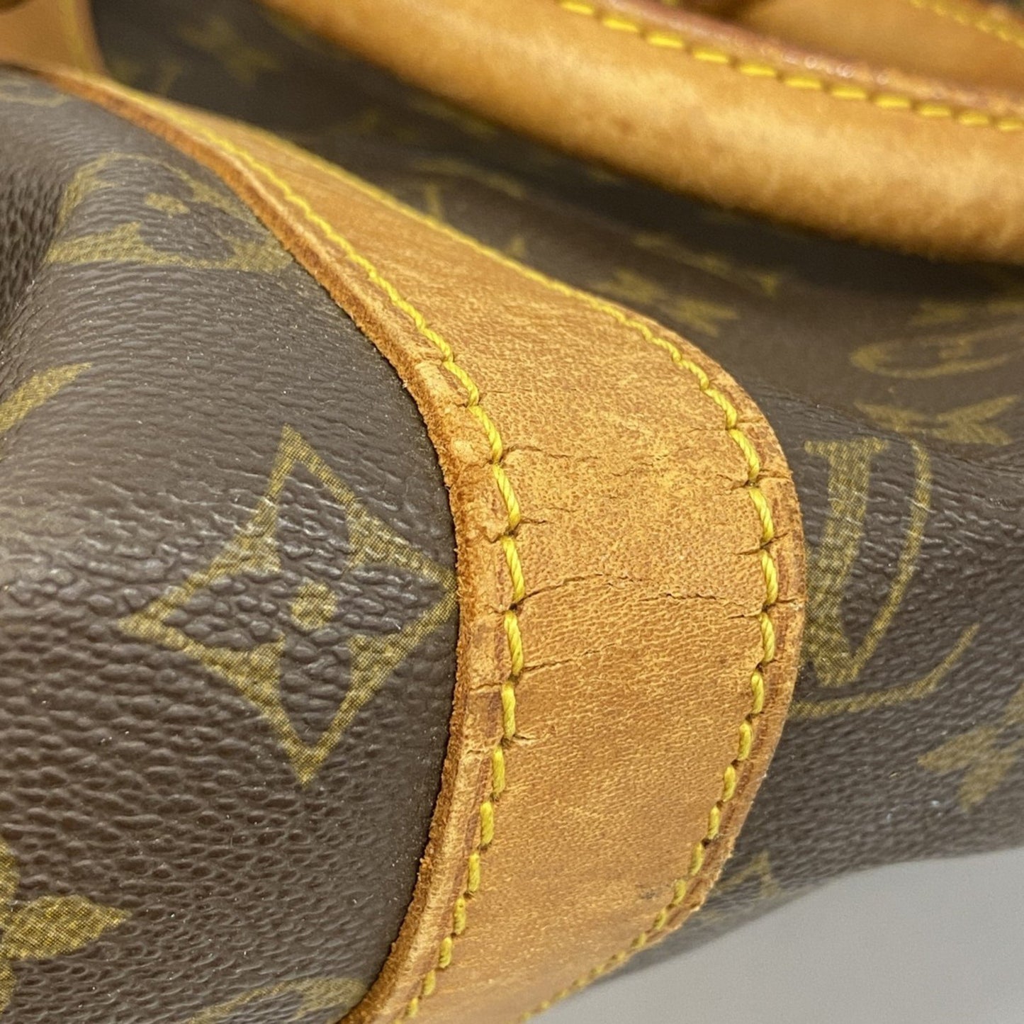 Louis Vuitton Monogram Keepall 45 Boston Bag M41428 Brown