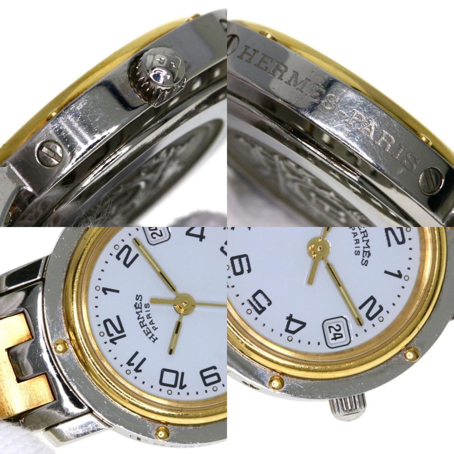 Herms Cl4.220 Clipper Watch In Stainless Steel/Ssxgp