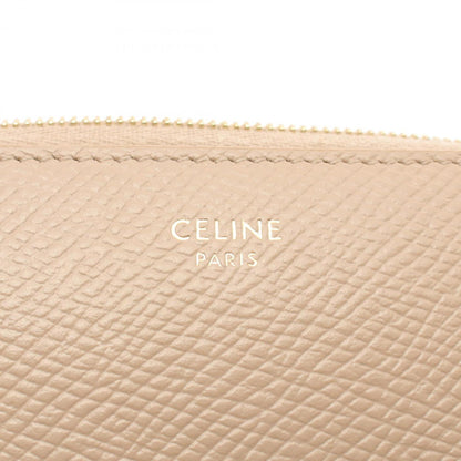 Celine Large Zipped Wallet Round Long Leather