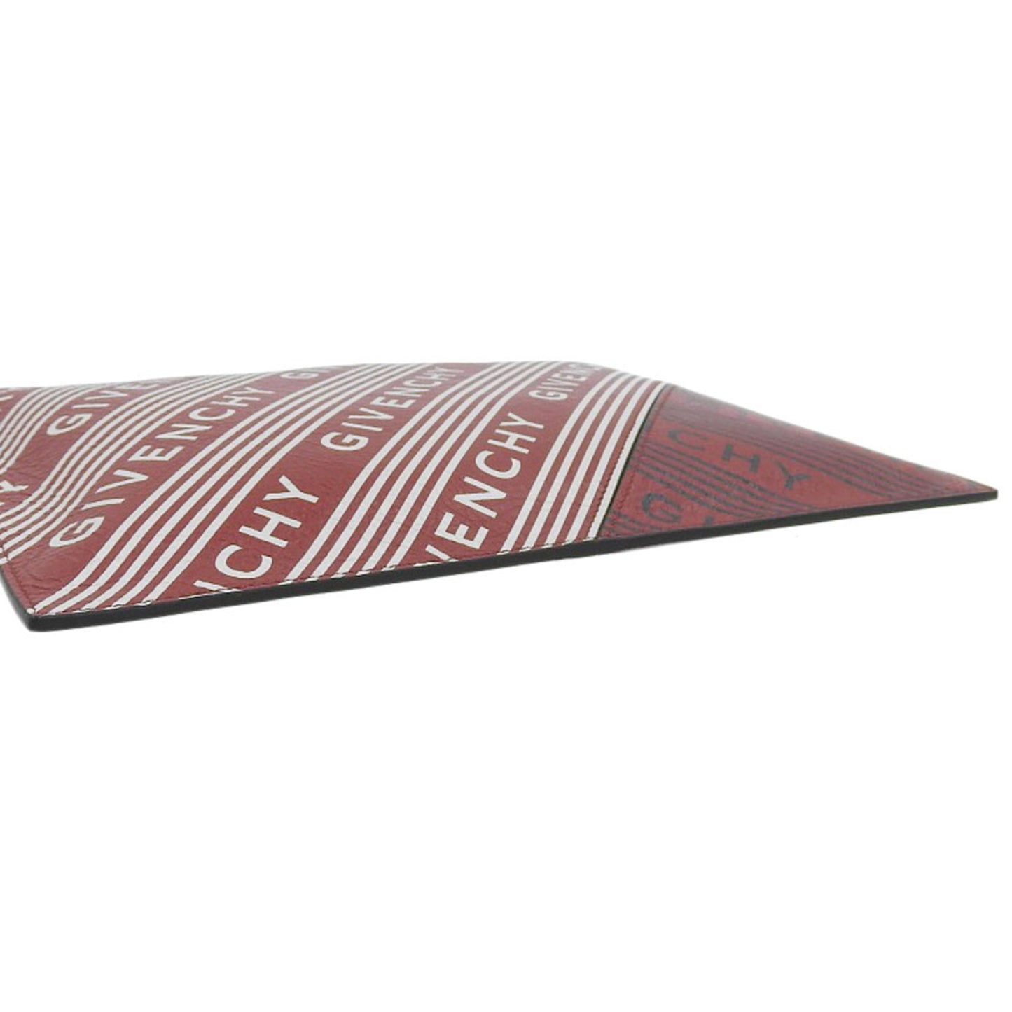Givenchy Givenchy Clutch Bag Ned0169 Second Leather Red X White Black