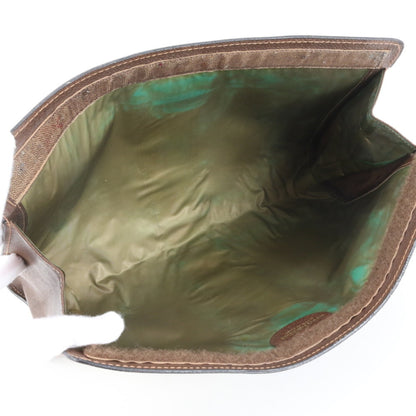 Coated Canvas - Gucci Clutch Bag - Pouch Leather