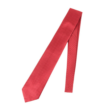 Louis Vuitton Louis Vuitton Micro Damier Silk Cravate Tie M67971 Red