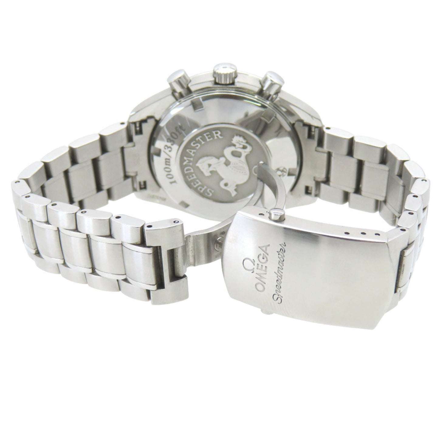 Omega Speedmaster Date 3210.50 Automatic Watch Stainless Steel Black Dial 0327 Omega