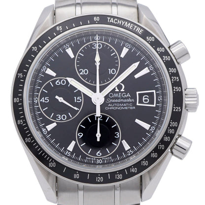 Omega Speedmaster Date 3210.50 Automatic Watch Stainless Steel Black Dial 0327 Omega