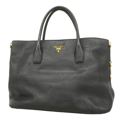 Prada Handbag Leather Black