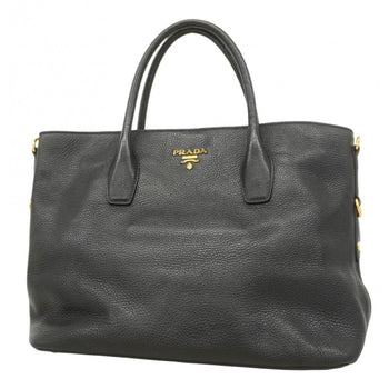 Prada Handbag Leather Black