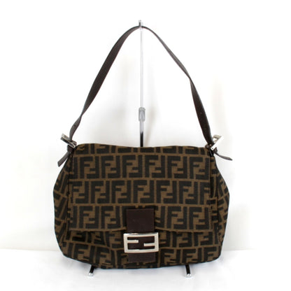 Fendi Zucca Mamma Bucket Shoulder Bag In Brown Canvas