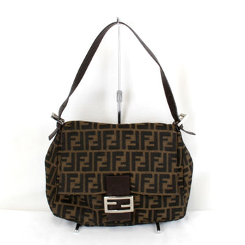 Fendi Zucca Mamma Bucket Shoulder Bag In Brown Canvas