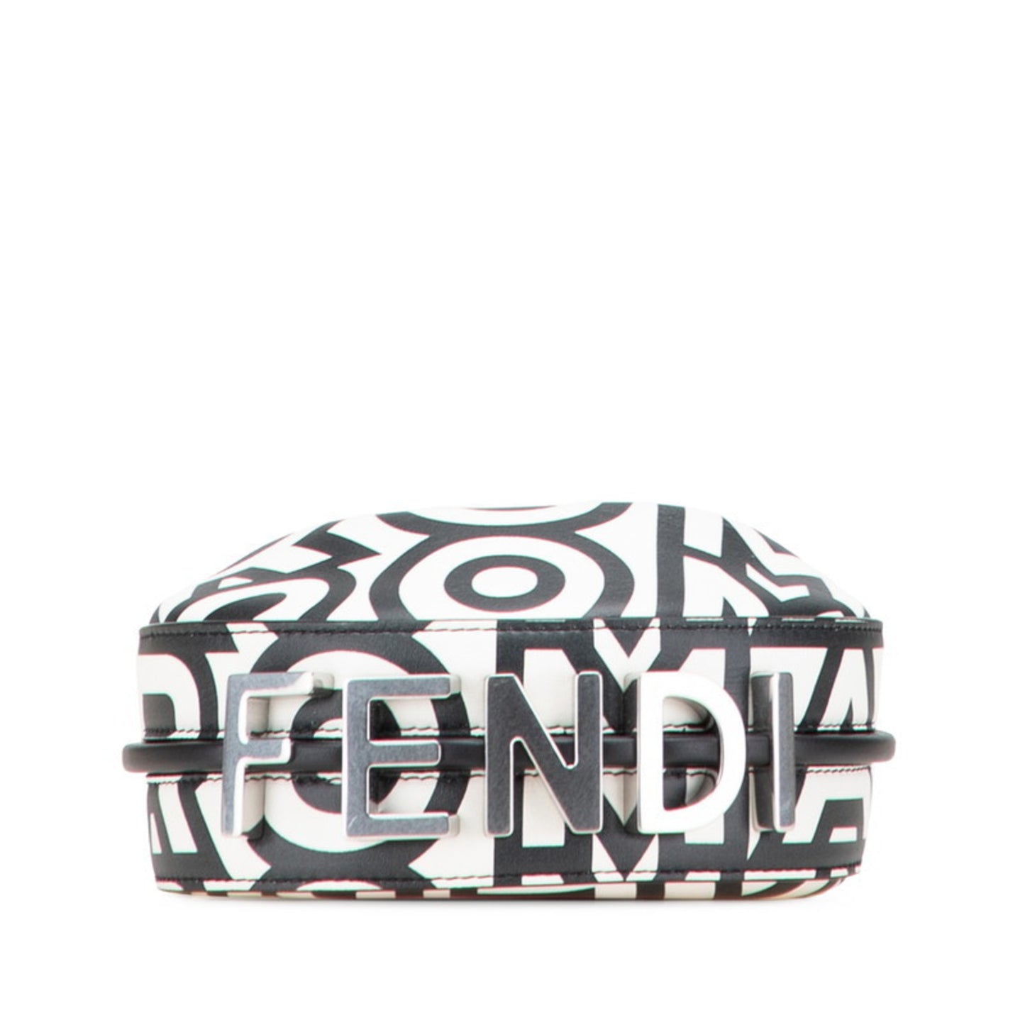 Fendi Nanography Marc Jacobs Collaboration Handbag 7As089 White