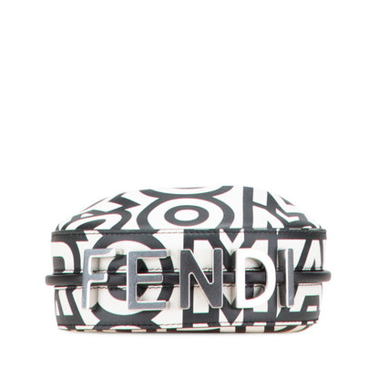 Fendi Nanography Marc Jacobs Collaboration Handbag 7As089 White