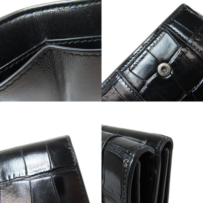 Balenciaga 600212 B Embossed Leather Bi-Fold Wallet