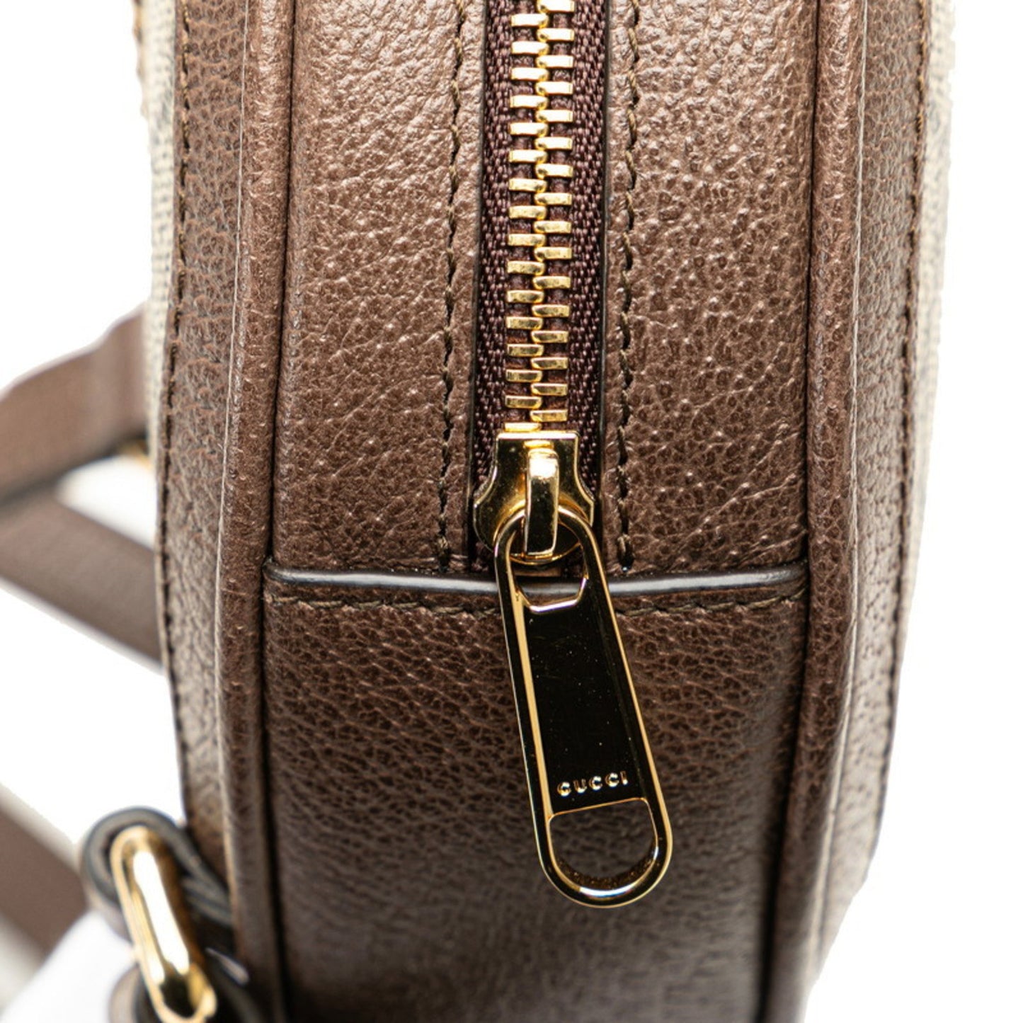 Gucci Gg Supreme Ophidia Backpack 598661 Beige Brown Pvc Leather