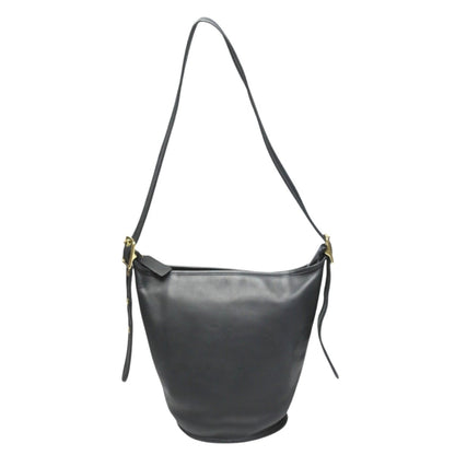 Coach Shoulder Bag Handbag Vintage Bucket Leather 9953 Black