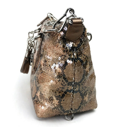 Coach 15269 Madison Sequin Audrey Boston Bag Handbag Sequins