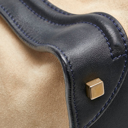 Celine Luggage Mini Shopper Handbag Tote Bag In Beige