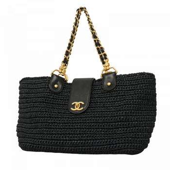 Raffia Chanel Tote Bag
