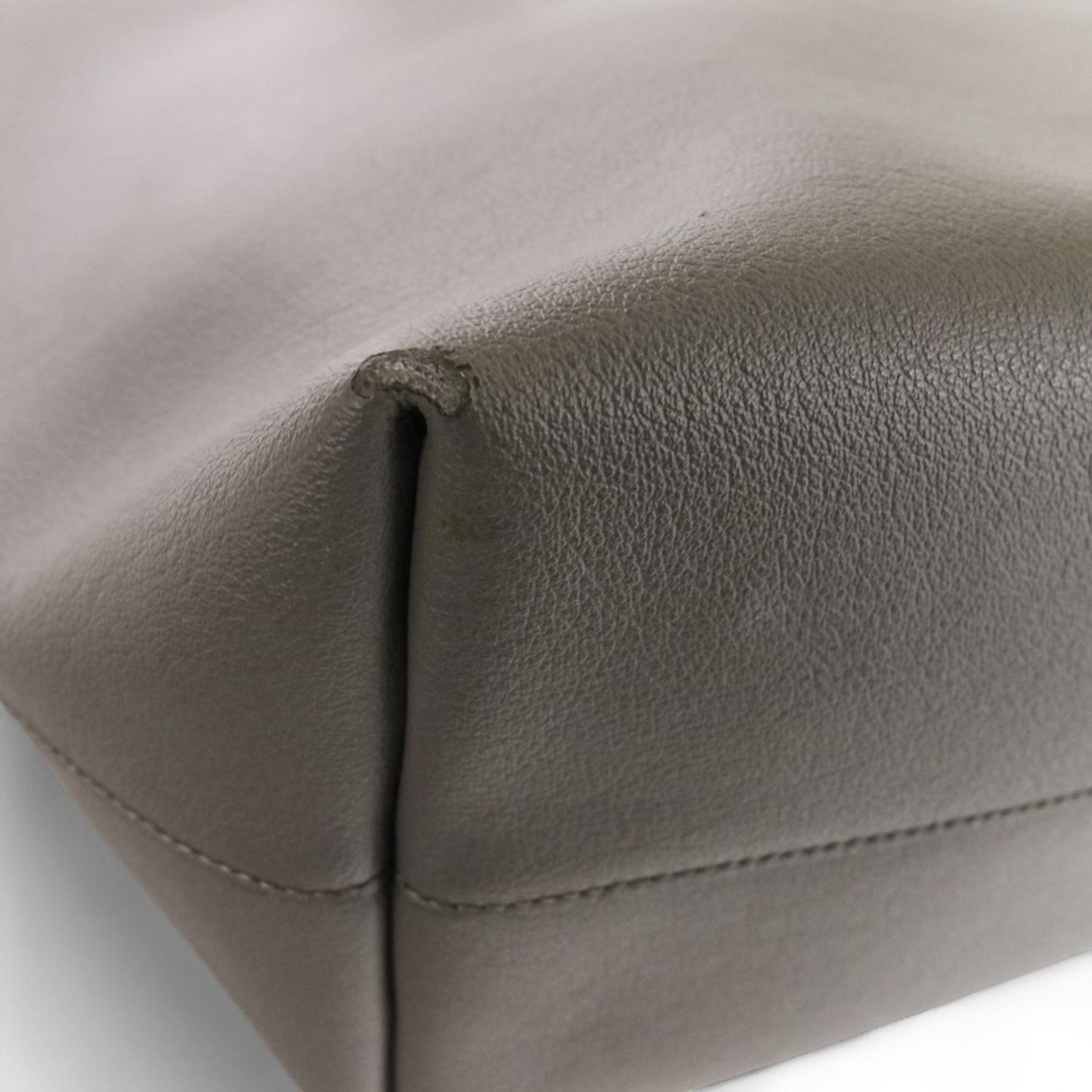 Ysl Yves Saint Laurent Saint Laurent Paris Paris Leather Shopping Tote Bag Gray